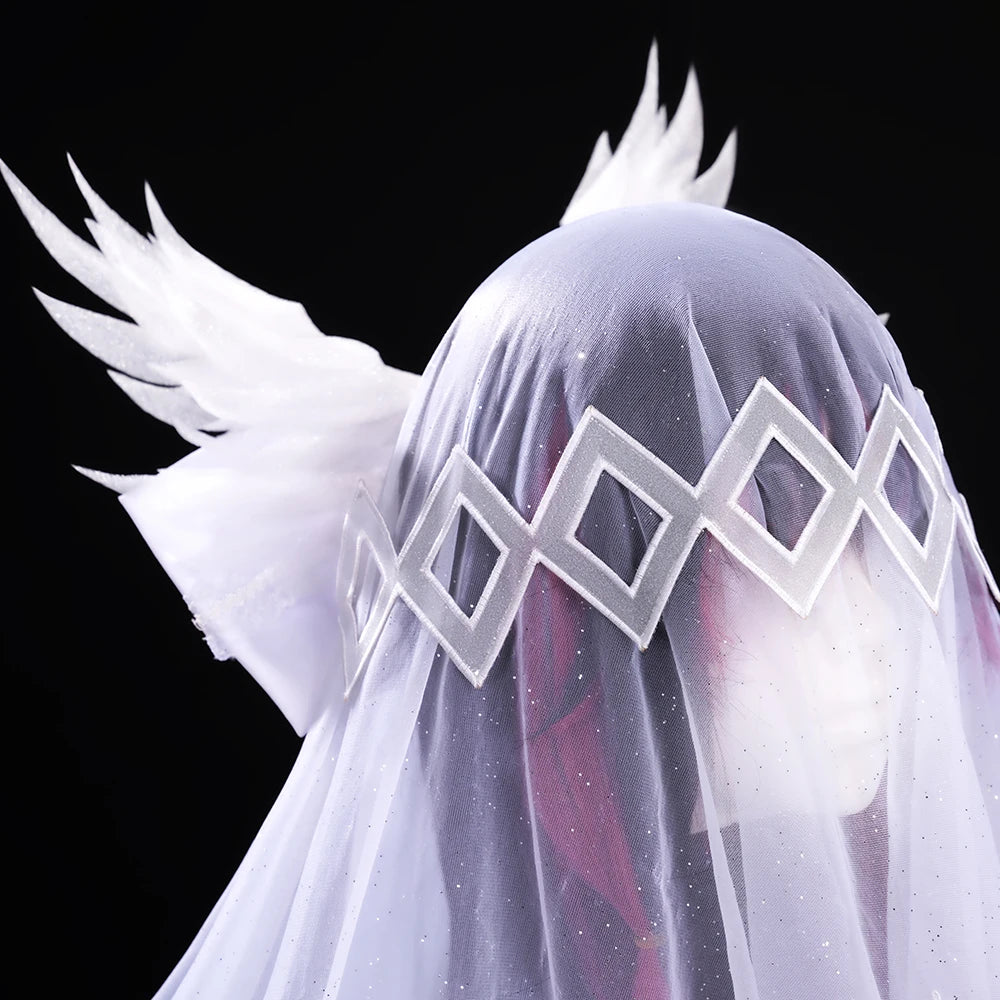 Genshin Impact Columbina Cosplay Costume Wig Dress FES 2026 Skin The Damselette Eleven Fatui Harbingers Halloween for Women Girl