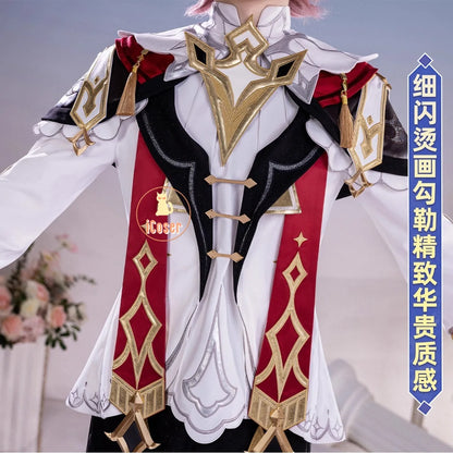 iCoser Genshin Impact Dahlia Cosplay Costume Wig New Skins Uniform Hat Festival Halloween Party for Women Men Carnival Outfit