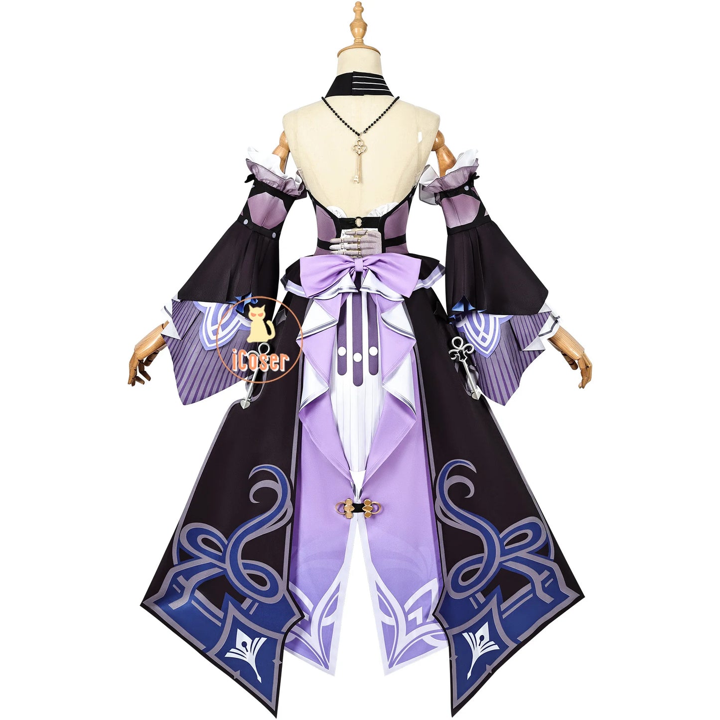 Honkai Star Rail The Herta Cosplay Costume Wig Dress Hat Uniform Headwear Necklace Halloween Party for Women Girls Carnival Prop