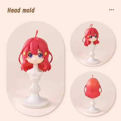 Ob11 Doll Plastic Hair Replacement Doll Hair Head Mold Accessories For Obitsu11 Gsc Body 1/12 Bjd Head Shell Doll Body Boy Girl