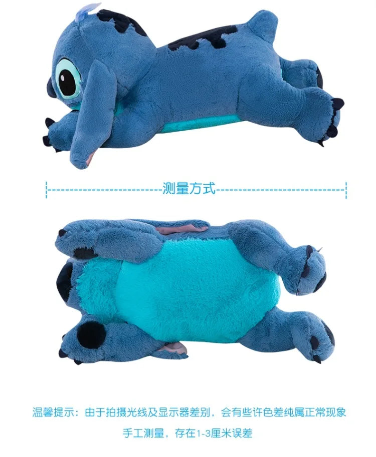60/80/100cm Super Big Size Lilo & Stitch Disney Anime Plush Stuffed Doll Kawaii Room Decor Plush Children's Pillow Holiday Gifts