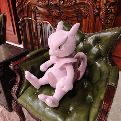 45CM Pokemon Mewtwo Cartoon Anime Peluche Kawaii Stuffed Animal Ornament Comfortable Soft Doll Children Cushion Plush Toy Gift