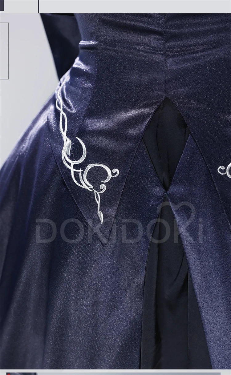 Saber Artoria Pendragon Cosplay Costume Game Fate/stay Night DokiDoki-R Women Black Saber Dress