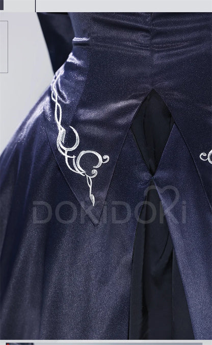 Saber Artoria Pendragon Cosplay Costume Game Fate/stay Night DokiDoki-R Women Black Saber Dress