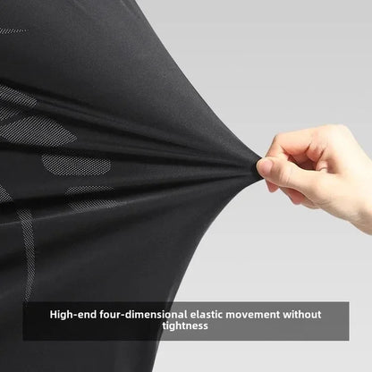 Men’s Sports Suits Fitness Clothes Tight-Fitting Quick-Drying Running Cycling Training Apparel for Autumn Night Workouts