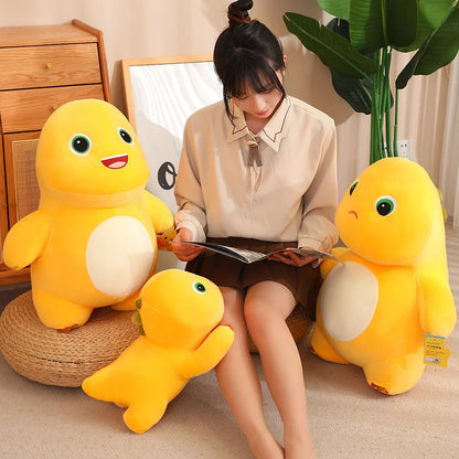 Soft Cute Nailong Milk Dragon Plush Toy Stuffed Cartoon Animals Smile Dinosaur Cuddly Plushie for Kids Boy Birthday Gift Xmas