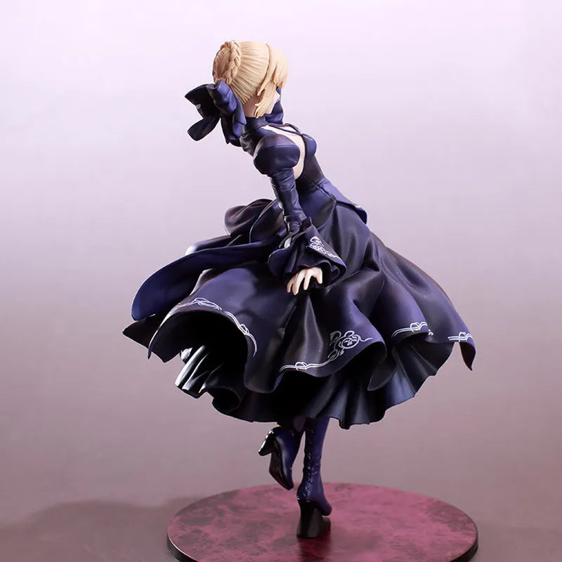 25cm Fate/Stay Night Saber Alter - Pvc Anime Figurine Formal Dress Version Swapable Stylish Room Decoration Desk Ornament Gift