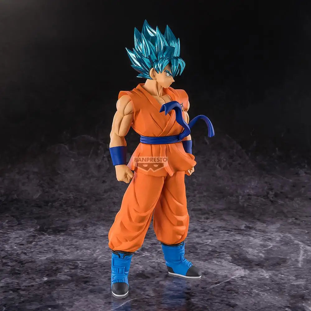 Banpresto Blood of Saiyans Son Goku 18cm PVC Figure - 1-Son Blue Hair