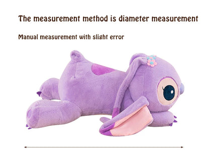 Disney Lilo and Stitch Plush Toys Prone Cute 55/80cm Anime Stich Doll Stuffed Plushie Angel Pillow Soft Gift for Children Kawaii