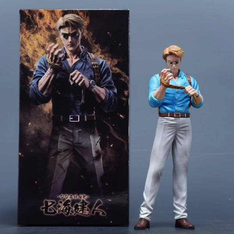 Manga Anime 21CM Nanami Kento Figure Jujutsu Kaisen Figures PVC Standing Model Collection Statue Toys Decoration Birthday Gifts