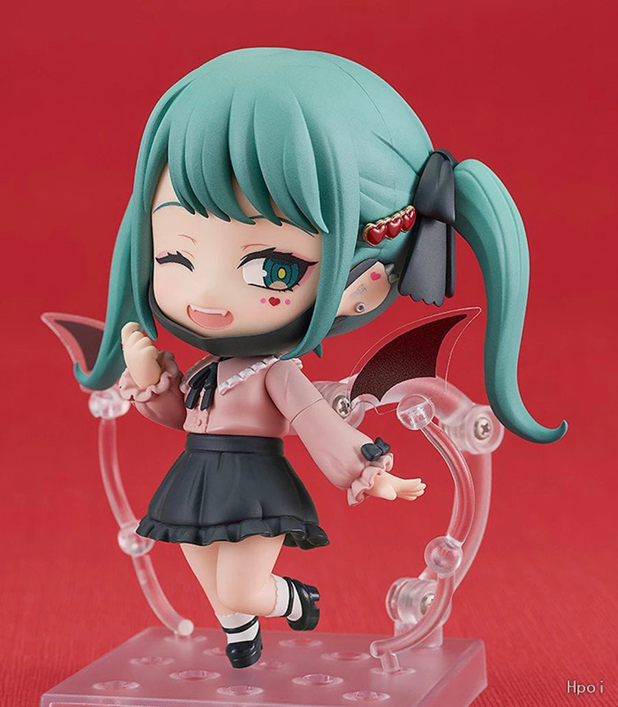 10cm #2239 Hatsune Miku Anime Figure Kawaii The Vampire Hatsune Miku Action Figure Room Decorations PVC Collection Model Toys
