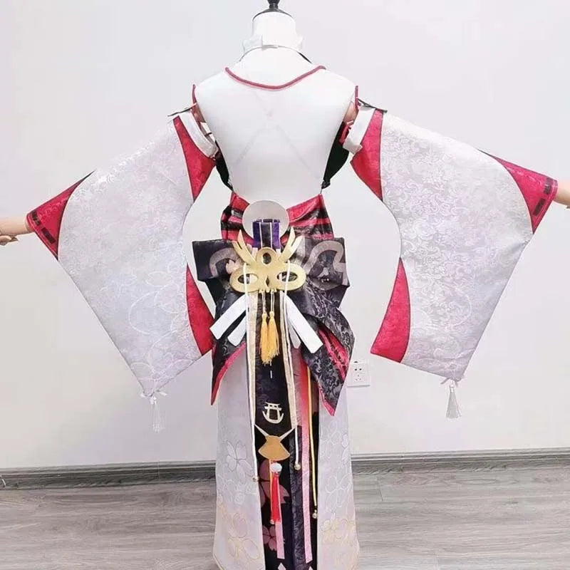 HOMCHEE TRENDS Yaemiko Cosplay Costume Set Adult Cotton Polyester