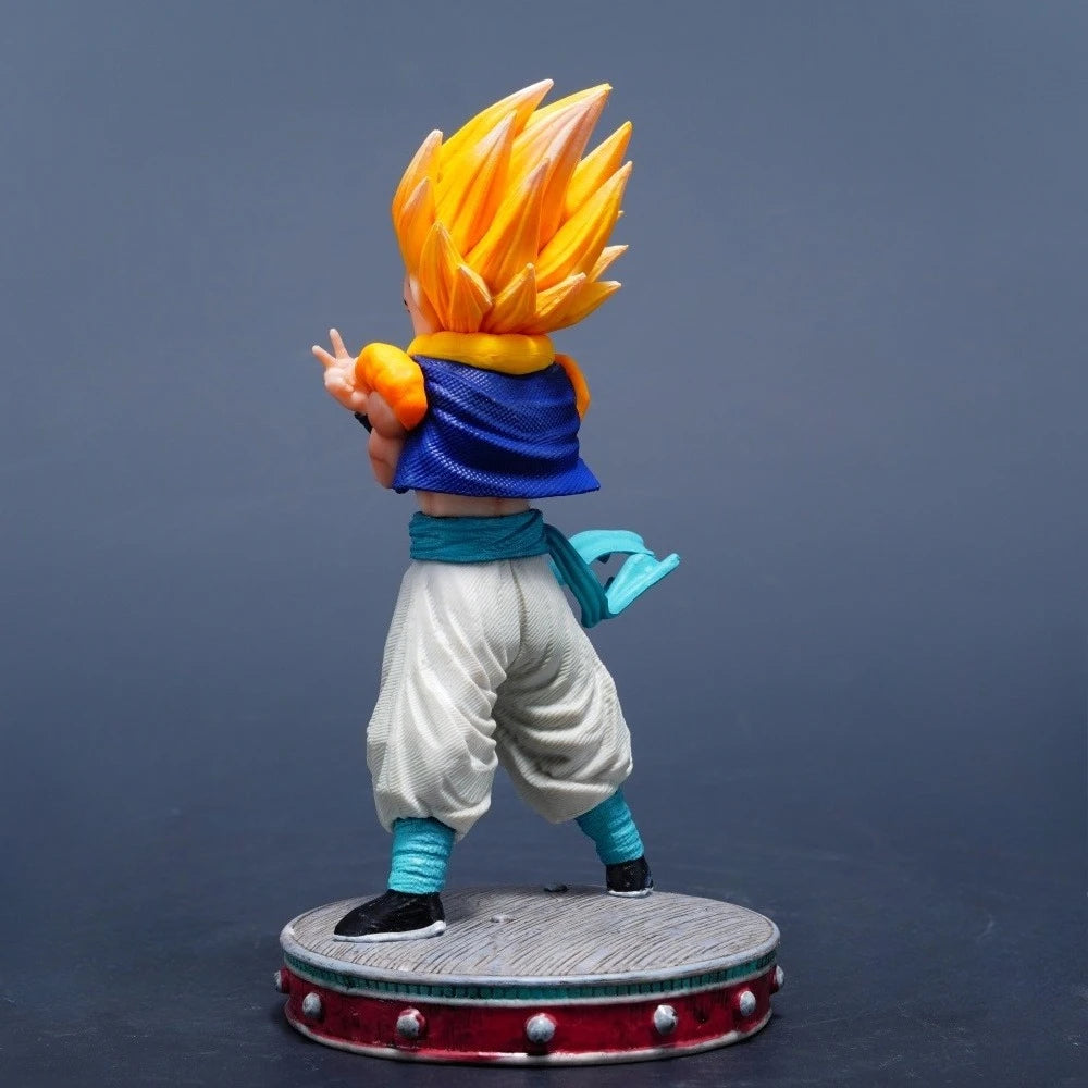15cm Super Saiyan Gotenks Dragon Ball PVC Action Figure Desktop Ornament Model Toy Gift