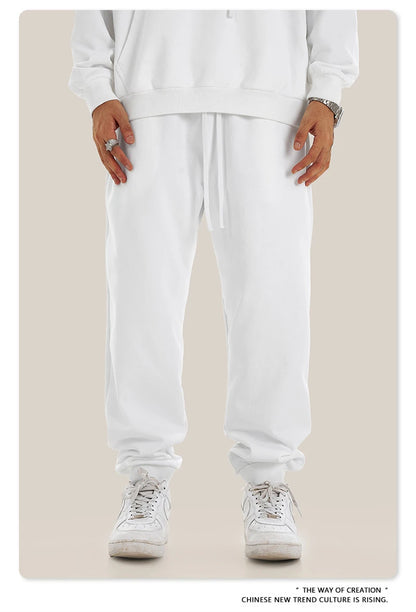 ZODF 2024 Autumn Winter Unisex Solid Sweatpants Heavyweight 440gsm Casual Loose Fit Sport Joggers HY0890