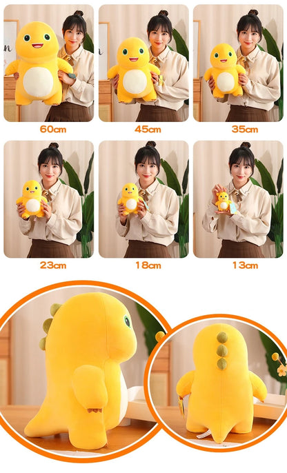 Soft Cute Nailong Milk Dragon Plush Toy Stuffed Cartoon Animals Smile Dinosaur Cuddly Plushie for Kids Boy Birthday Gift Xmas