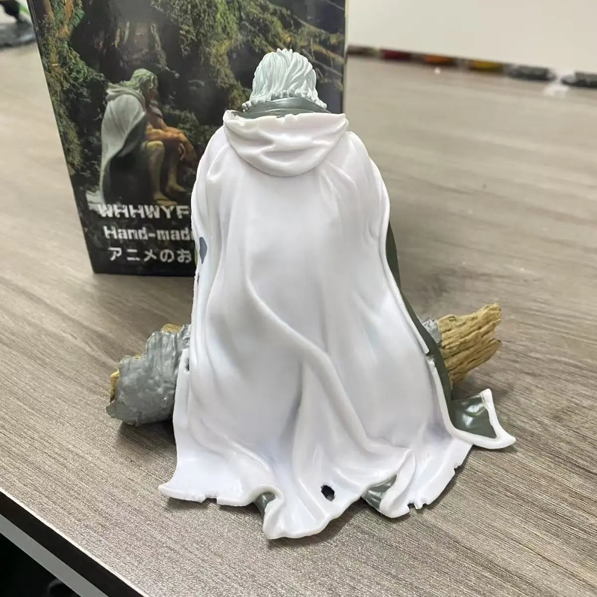 12cm One Piece Silvers Rayleigh Sitting Pose Anime Figure Desktop Decoration by The Codex