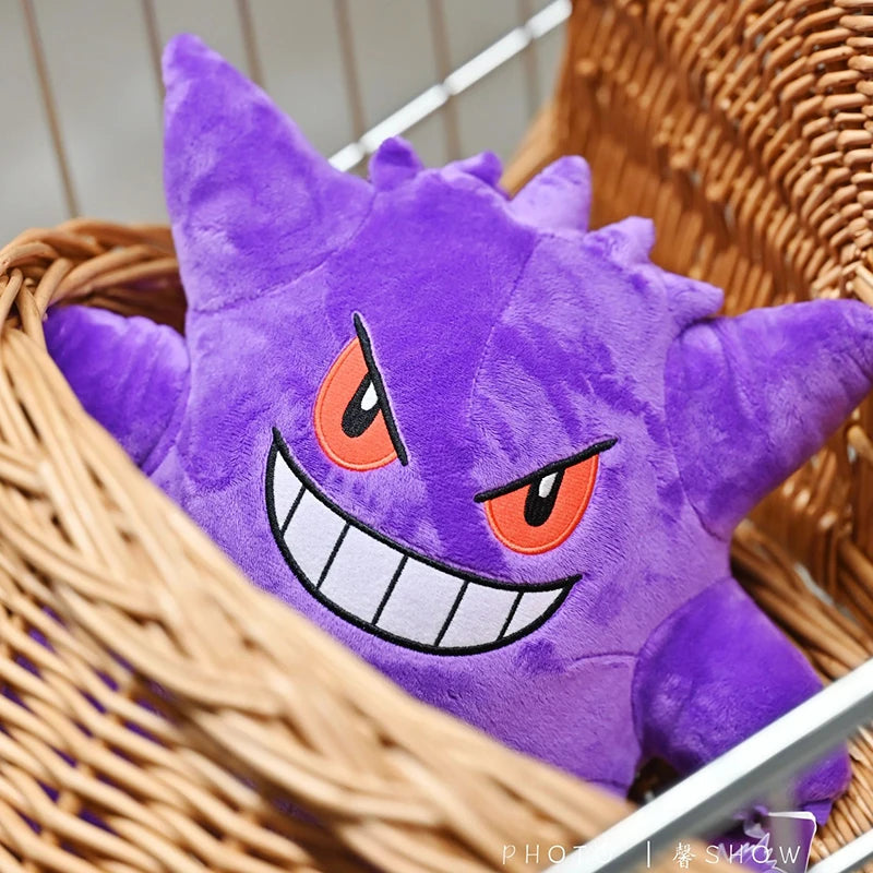 Original 24cm Gengar Plush Pokemon Gengar Plush Charmander Squirtle Pikachu Gengar Plush Bulbasaur Anime Stuffed Animal Toy Gift