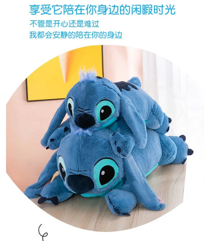 60/80/100cm Super Big Size Lilo & Stitch Disney Anime Plush Stuffed Doll Kawaii Room Decor Plush Children's Pillow Holiday Gifts