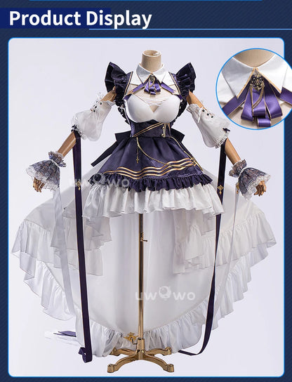 IN STOCK UWOWO Cheshire Cosplay Game Azurr Lanee Cheshire Default Cosplay Costume New outfit Halloween Costume