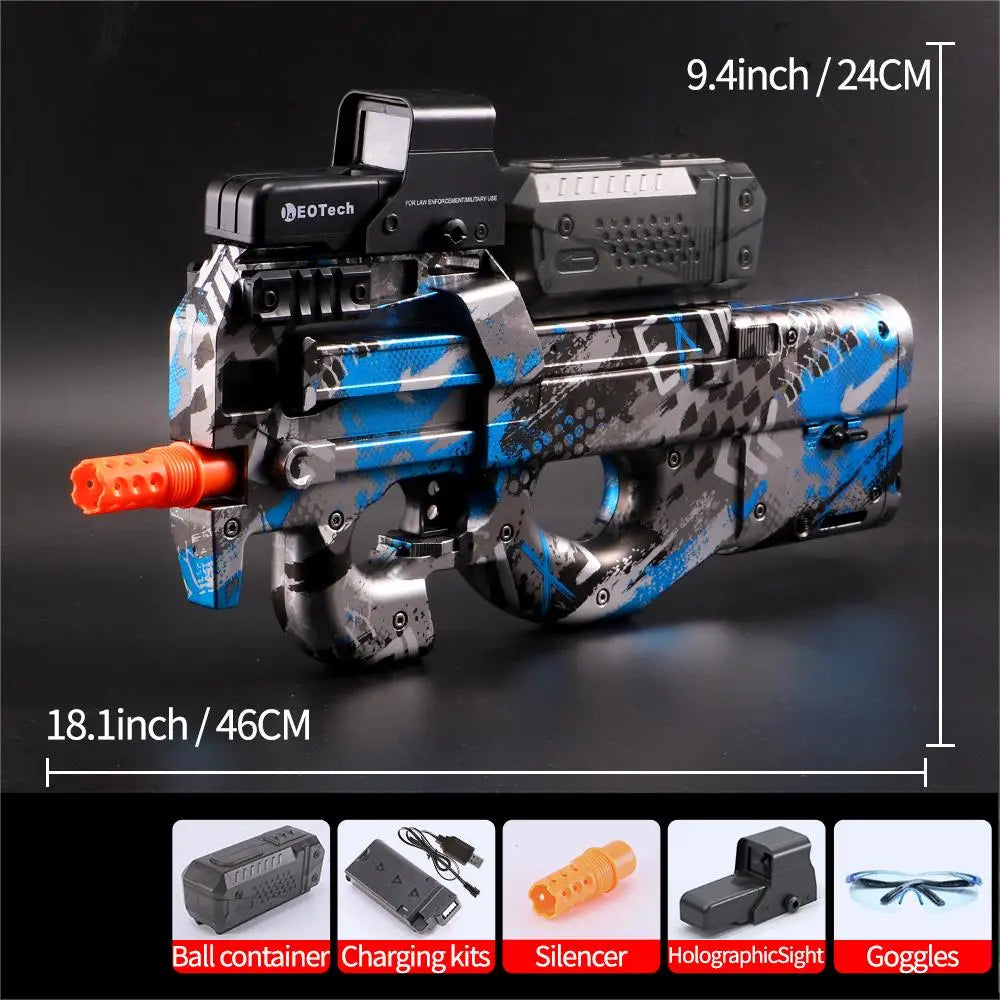 Yuizukeot P90 Electric Gel Gun Plastic Toy Rifle