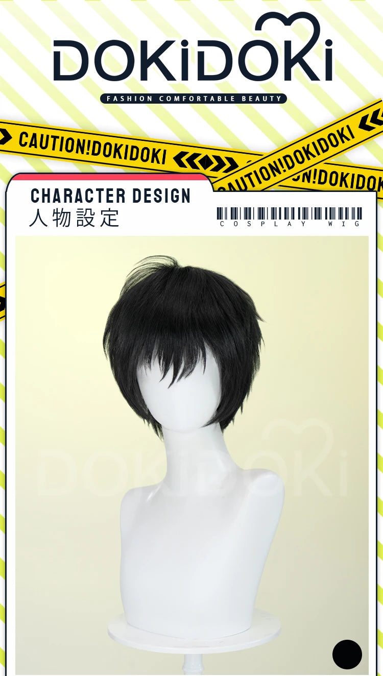 IN STOCK Asakura Shin Sakamotoo Taro Yoichi Nagumo Kei Uzuki Wig Anime Cosplay DokiDoki Men 35cm Short Hair Free Wig Cap