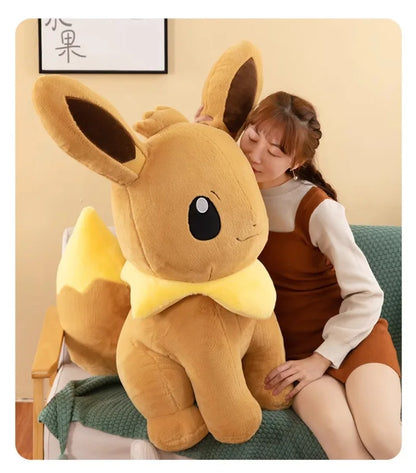 40/50/70CM Big Size Pokémon Eeveelutions Plushies Anime Stuffed Toy Cartoon Comfortable Soft Doll Ornament Bolster Gift for Kid