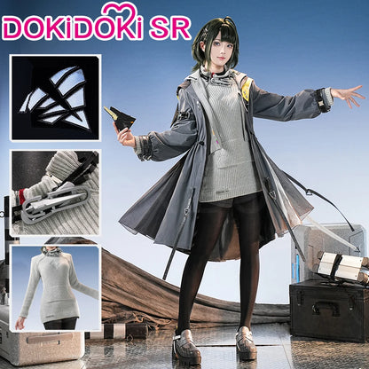 Endministrator A B Cosplay Costume Game Arknights DokiDoki-SR Men Endministrator Cosplay Mask Halloween