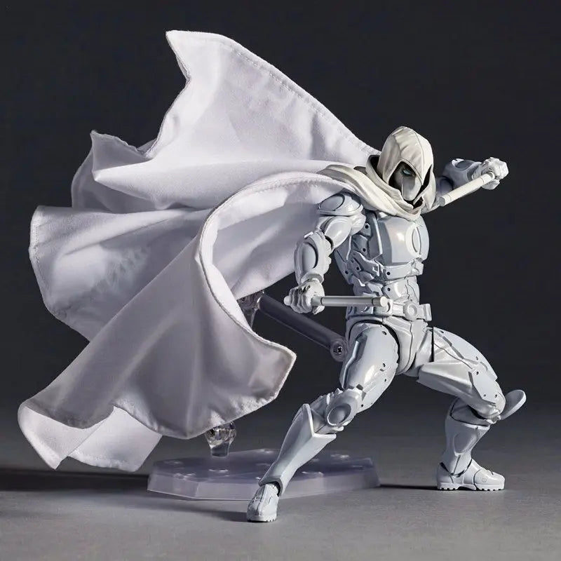 New Moon Knight Figure Revoltech Amazing Yamaguchi Marc Spector Action Figurine Collection Ornament Model Toys Birthday Gifts