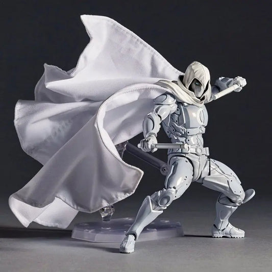 New Moon Knight Figure Revoltech Amazing Yamaguchi Marc Spector Action Figurine Collection Ornament Model Toys Birthday Gifts