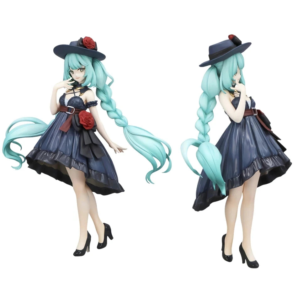 Hot Hatsune Miku Anime Figures 20cm Trio Try iT Action Figure  Kawaii Anime Figurines Model Toy Gift Collectible Model Pvc