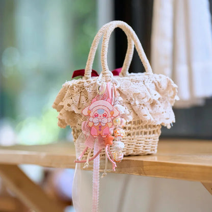 Baby Three Love Chain Time Series Blind Bag Phone Pendant Bracelet  and Exquisite Pendant for Girls' Daily Travel Accessories