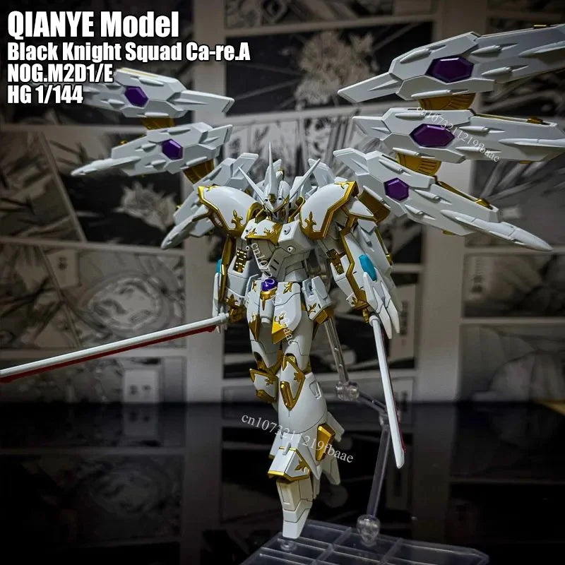 QIANYE Model Black Knight Squad Ca-re.A HG 1/144 NOG.M2D1/E Assembly Model Kit Robot Action Figure Plastic Toy Gifts