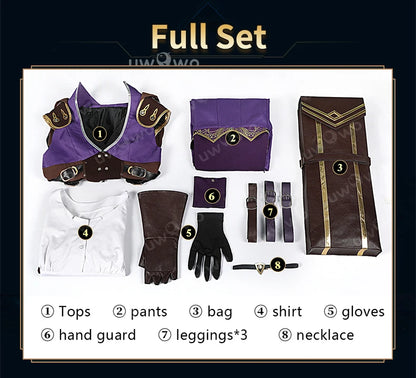 UWOWO Collab Series： League of Legends/LOL: Caitlyn Sheriff of Piltover Cosplay Costume