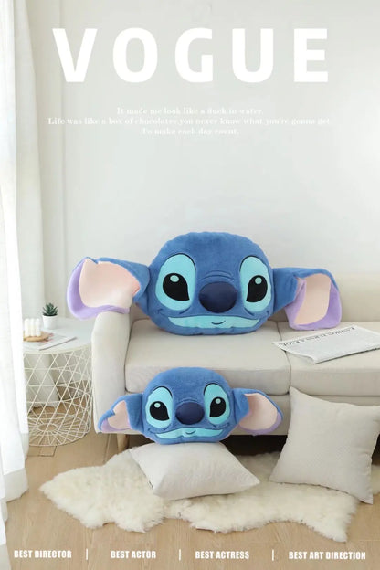 45-110cmGenuine Disney Stitch Double Sided Pillow Cushion Kawaii Soft Stuffed Animal Anime Cartoon Room Decor Kids Birthday Gift