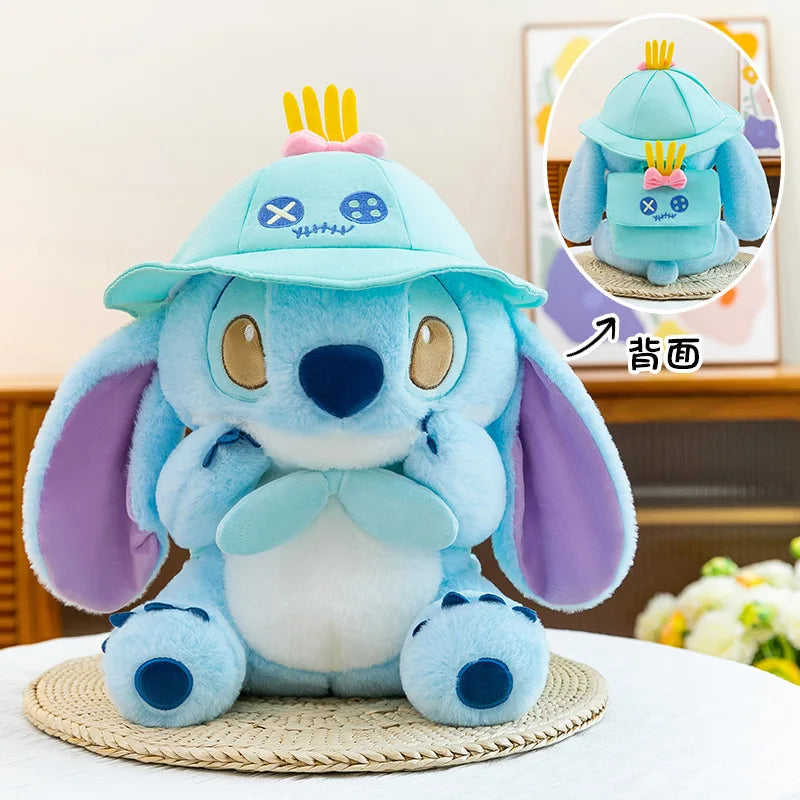 30/40/50cm Big Size Disney Stitch Anime Plush Stuffed Doll Kawaii PigletPlushies Room Decoration Children's Pillow Holiday Gifts