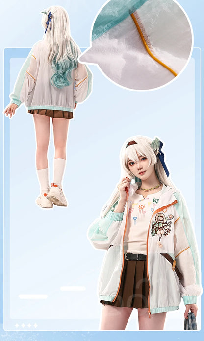 Aventurine Blade Robin Firefly Sparkle Feixiao Doujin Cosplay Costume Game Honkai: Star Rail DokiDoki-SR HSR Sunscreen Jacket