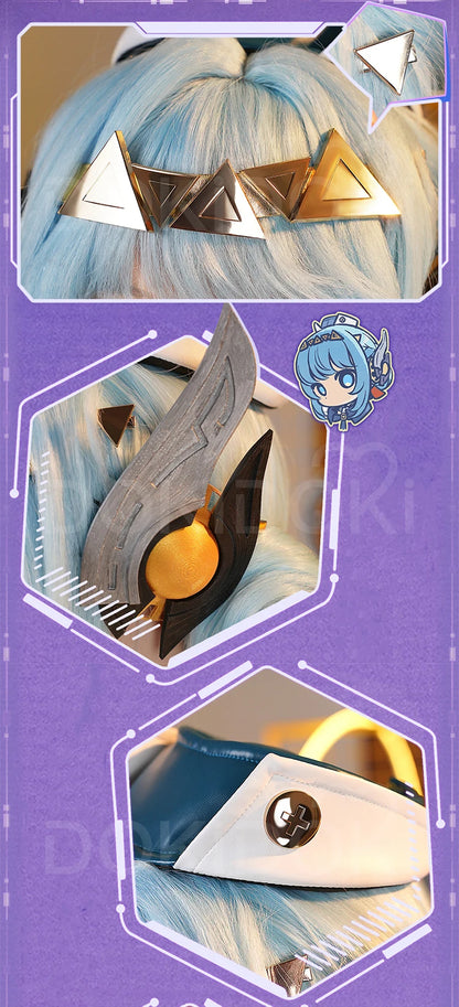 Ineffa Cosplay Costume Game Genshin Impact Cosplay DokiDoki-R Women Robot Costume Nod-Krai Ineffa Costume