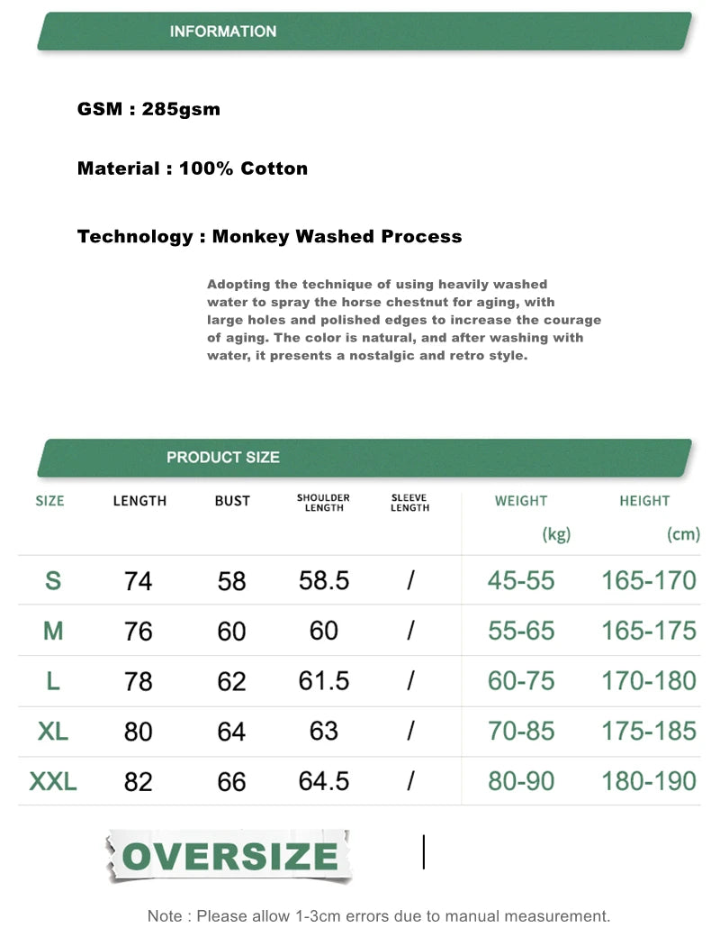 ZODF 2025 Summer 285gsm Washed Tank Tops For Men Unisex American Retro Cut Distressed Oversized Sleeveless TEE Vest HY1006