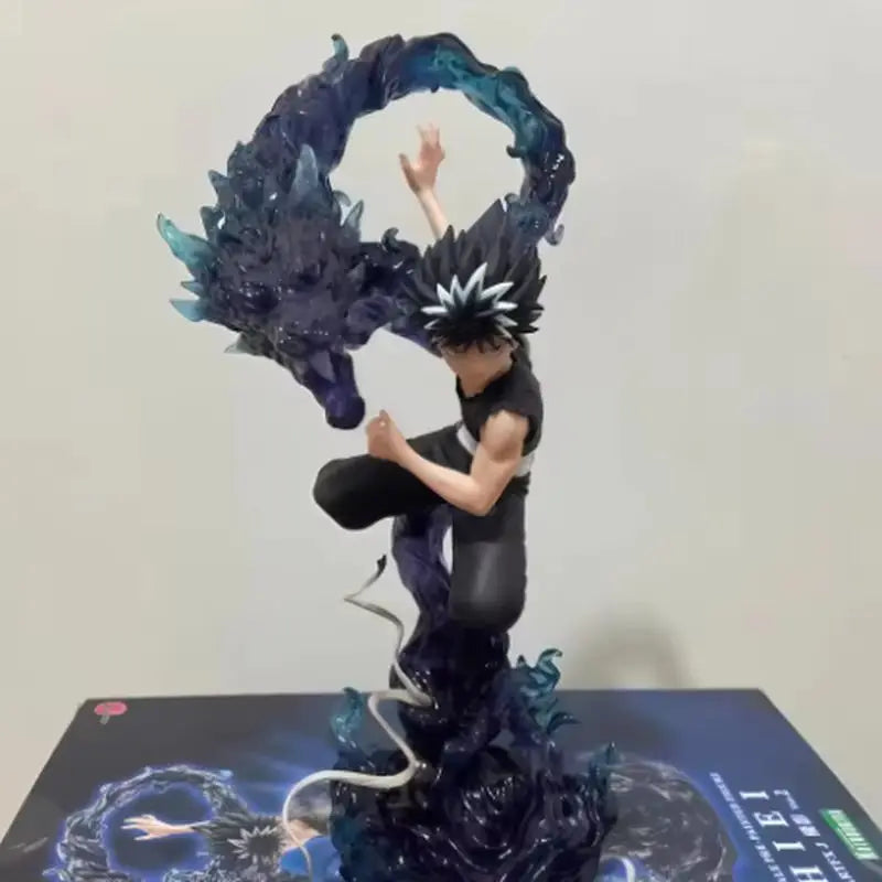Hot Yuyu Hakusho Figures Hiei Anime Figure 24cm Pvc Statue Collection Model Room Decoration Dolls Boys Birthday Toys Gifts