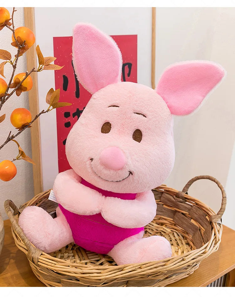60/80/100cm Super Big Size Piglet Disney Anime Plush Stuffed Doll Kawaii Room Decoration Plushies Children's Pillow Holiday Gift