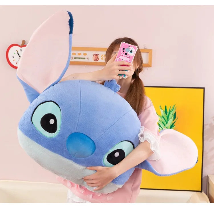35/50/65cm Big Size Lilo & Stitch Anime Plush Stuffed Doll Kawaii Room Decoration Plushies Pillow Ornament Children Holiday Gift