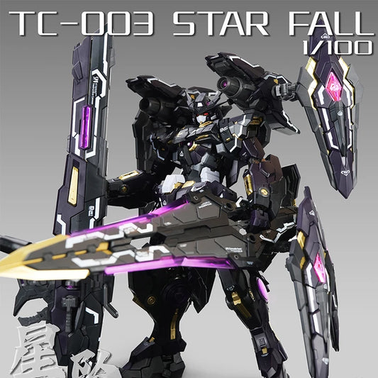 1/100 Star Fall Tc-003 Action Figure Iron Toys Scale Alloy Skeleton Assembly Model Mecha Children Toys Room Dercor Birthday Gift