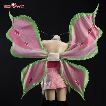 PRE SALE UWOWO Flora Cosplay Anime Flora S4 Winter Fairy Club Transformation Cosplay Costume S-3XL Halloween Costume