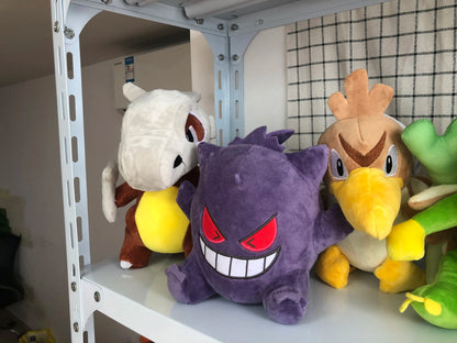 Original 24cm Gengar Plush Pokemon Gengar Plush Charmander Squirtle Pikachu Gengar Plush Bulbasaur Anime Stuffed Animal Toy Gift