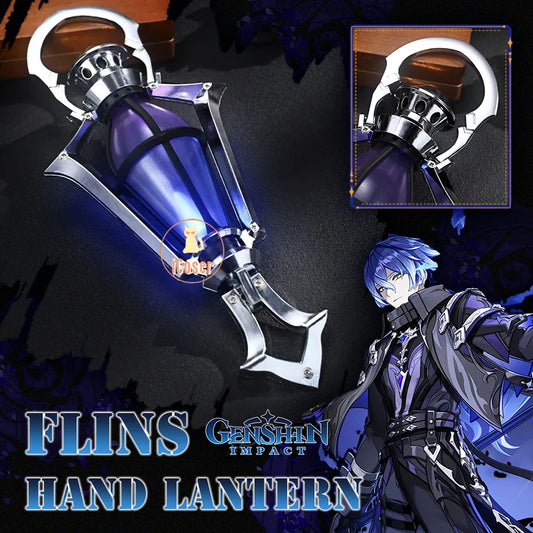 Genshin Impact Kyryll Chudomirovich Flins Cosplay Lamp Prop Luminous Carnival Accessory Halloween Party for Women Men Role Play