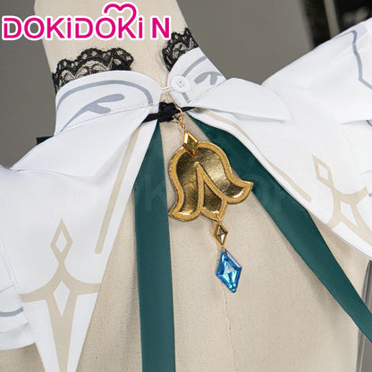 Emilie Cosplay Costume Game Genshin Impact Cosplay【XS-3XL】DokiDoki-N Women Costume Dress Perfumer Emilie Cosplay Plus Size