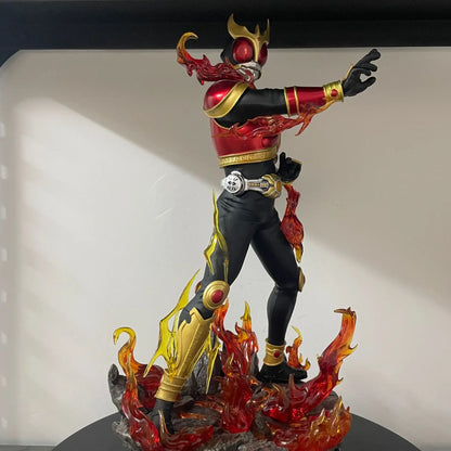 38cm Masked Rider Kuuga Rising Dragon Form Anime Figure Kamen Rider Figurine Collection Statue Model Ornament Room Desk Toy Gift