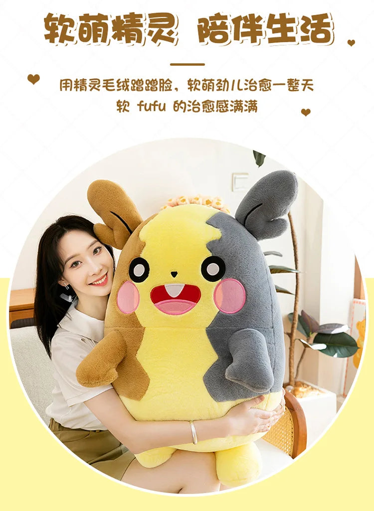 40CM Big Size Pokemon Plushies Lucario Peluche Cartoon Anime Kawaii Stuffed Comfortable Soft Doll Stuffed Ornament Gift