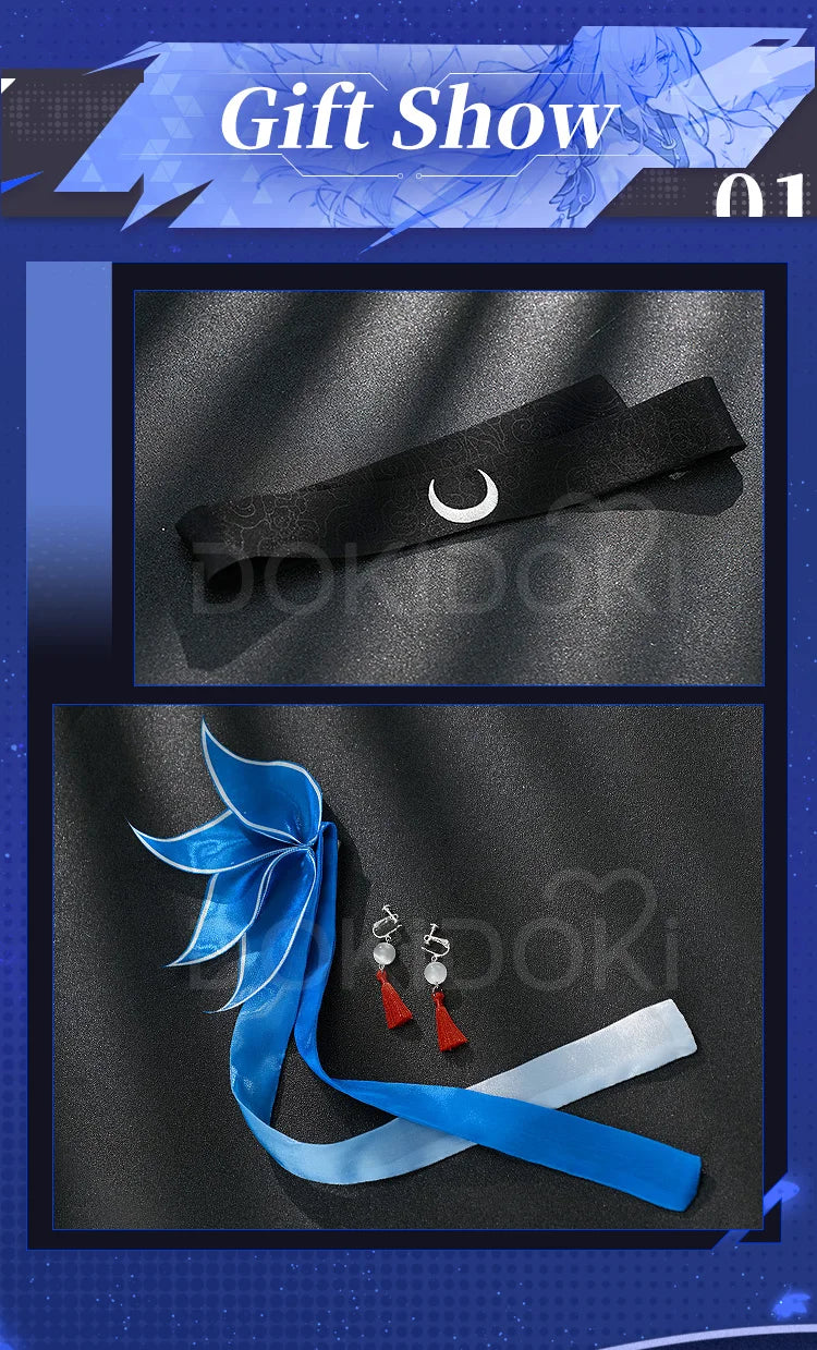 Jing Liu Doujin Cosplay Costume Game Honkai: Star Rail Cosplay DokiDoki-SR Jingliu Cosplay HSR Women Costume