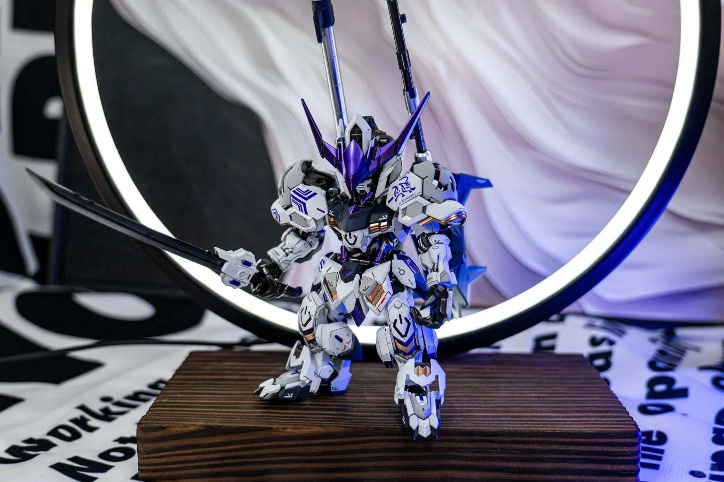 MGSD Barbatos G08A Black Tortoise Mecha Warrior Action Figure Model Toy with Detachable Parts High Detail Collectible